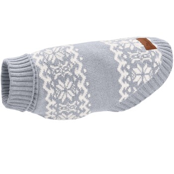 Hundepullover Birka grau 45 cm