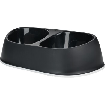Blacky plastic bowl 2x700 ml