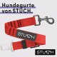 Universeller Bungee Autogurt für Hunde & Katzen rot
