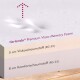Premium viskoelastische Schicht aus 5 cm viskoelastischem Schaum (RG 55) und 8 cm Komfortschaum (RG 25), seitlich beschriftet.