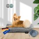 ® Hundebett mit Anti-Rutsch-Boden, strapazierfähiges Kissen für Hunde und Katzen, B47 x T30 x H7 cm, inkl. Gratis-Wassernapf