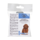 Take Care Ersatz-Einlagen für Schutzhosen, mit einem braunen Hund auf der Verpackung, mit mehrsprachigen Gebrauchsanweisungen.