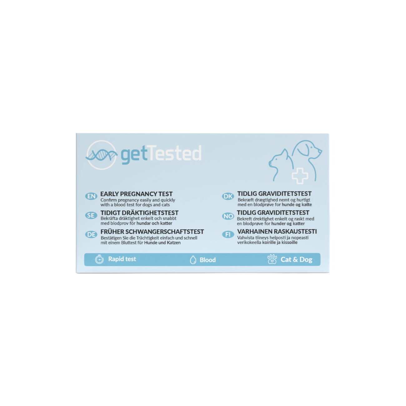 GetTested Trächtigkeitstest Hund & Katze