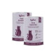 Zwei violette Dosen KatKare Pute Essential, gefriergetrocknete Truthahnsnacks für Katzen, mit Katzensilhouette und dem Text 'Snack good. Do good. Feel good.'