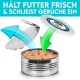 Dosendeckel, Deckel für Dosen halten Tierfutter frisch, schließen Gerüche ein - 400g / 200g