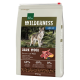 4 kg Beutel von Real Nature Wilderness Adult Hundefutter, "Dunkles Holz," mit Wolfdesign; 60% Lamm & Wild, 40% Früchte/Gemüse, 0% Getreide.