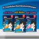 Drei Purina Felix Deli Moments Katzensnack-Schachteln mit schwarz-weißer Katze; sichtbarer Text: 'mit Ente mit Huhn mit Lachs'.