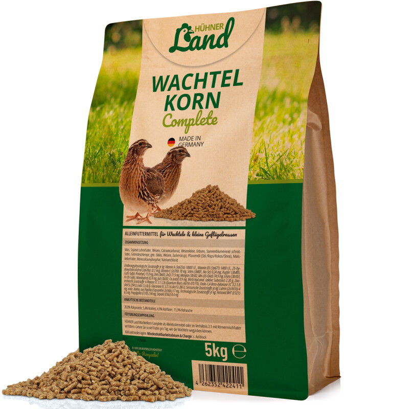 HÜHNER Land Wachtelkorn Complete 5kg