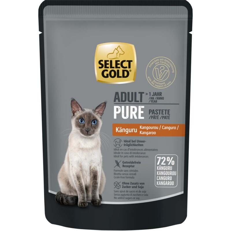 SELECT GOLD Adult Pure Kangoeroe 24x85 g
