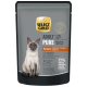 Select Gold Adult Pure Kangaroo Katzenfutterbeutel mit Bild einer Siamkatze und 72 % Kängurufleisch, getreidefreie Formel.