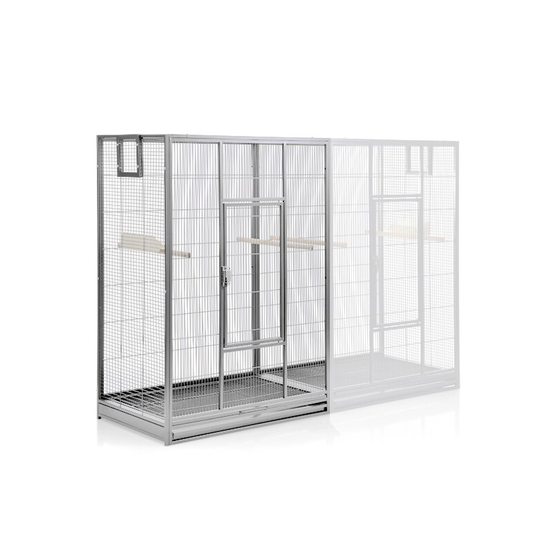 Montana Cages Voliere Anbaukit Melbourne hellgrau