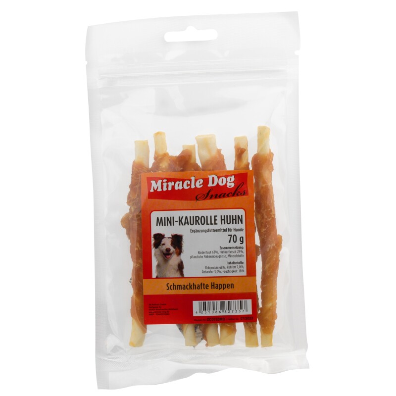 Miracle Dog MINI-Kaurolle Huhn 24 x 70g