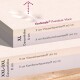 Bild einer tierlando® Premium Visco Haustiermatratze mit drei Schichten: XL (6 cm) und XXL-3XL (8 cm), mit Details zu Material und Dicke.