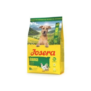 Josera Balance Senior Hundefutterbeutel mit Huhn & Reis, Anti-Aging, niedriger Proteingehalt, Herzunterstützung, deutsche Qualität, alle Größen, 69 % tierisches Protein.