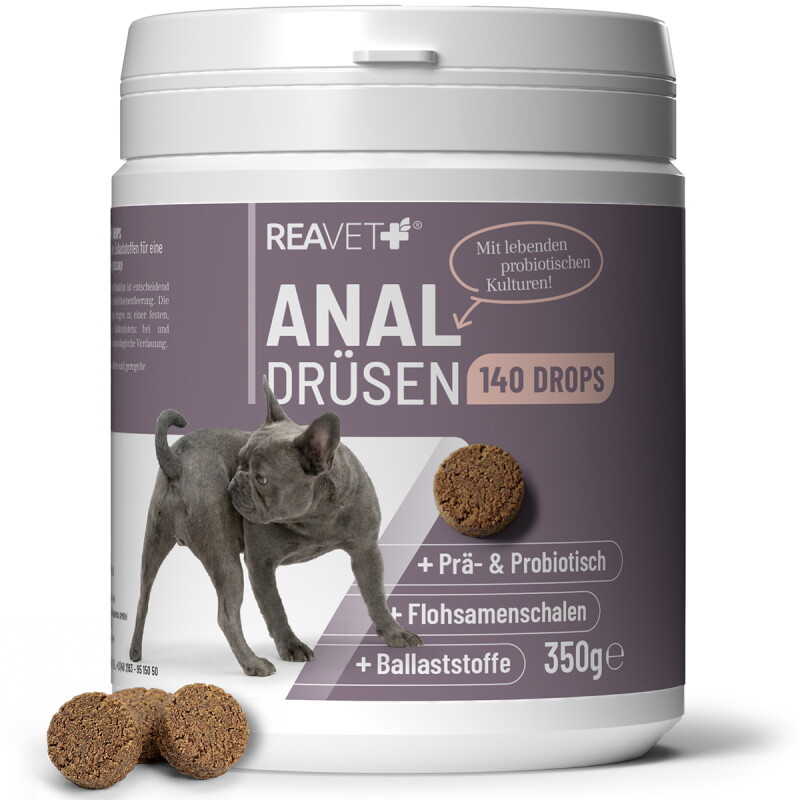 REAVET Analdrüsen Drops 350g (140Stk)