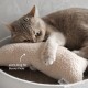 Bunny Kicks Spielkissen Katzenspielzeug braun
