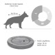 Größenguide für Hundebetten für Rassen wie Bull Terrier, Cocker Spaniel und Chow-Chow; Bettmaße: 70 cm Länge, 60 cm Breite.