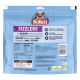 Blue Purina Bakers Sizzlers dog treat bag 315g with smiling dog, 'SIZZLERS' label and 'Vitamins & Antioxidants' text