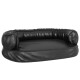 Hundebett Ergonomisch Kunstleder schwarz S