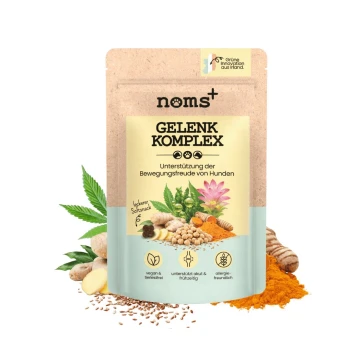 noms+ Beutel 'GELENK KOMPLEX' Hundergelenk-Ergänzung mit Kurkuma, Ingwer und Samen.