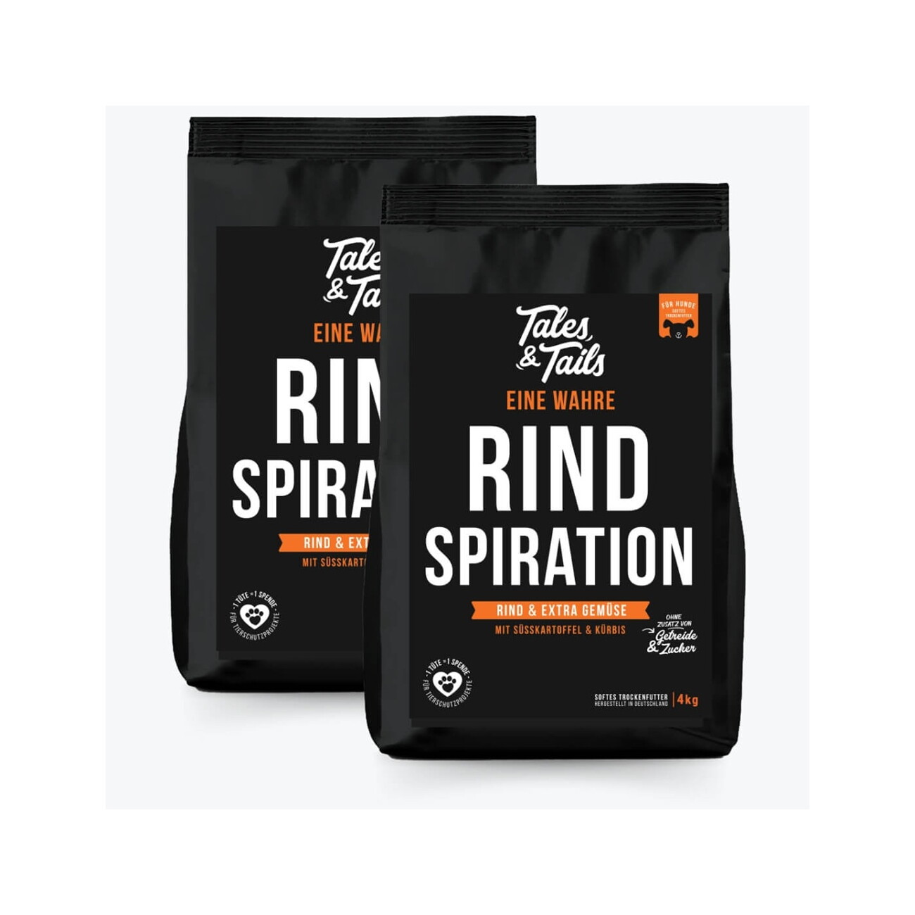 Tales & Tails Softes Trockenfutter Eine Wahre RindSpiration 2x4 kg