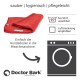 Kuscheldecke Fleece rot L