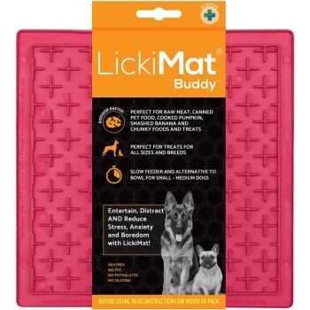 Duggan Veterinary LickiMat Schleckmatte Classic Buddy rot