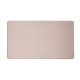 Silicone Haustierfütterungsmatten in Pink, Grau und Beige, mit einer glatten Oberfläche und abgerundeten Ecken, in flacher und gerollter Position präsentiert.