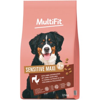 MultiFit Sensitive Trockenfutter Hund Adult Maxi mit Lamm, Huhn und Reis 2.5 kg