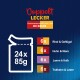 Doppelt Lecker Haustierfutterpackung mit 24 x 85g Portionen in Gelee, mit Geschmacksrichtungen: Rind & Geflügel, Huhn & Niere, Lamm & Kalb, Truthahn & Leber.