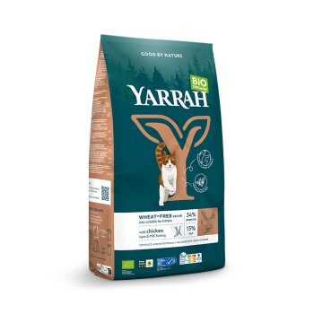 Bio Trockenfutter für Katzen Adult/Kätzchen Huhn & Fisch (MSC) 2,4 kg