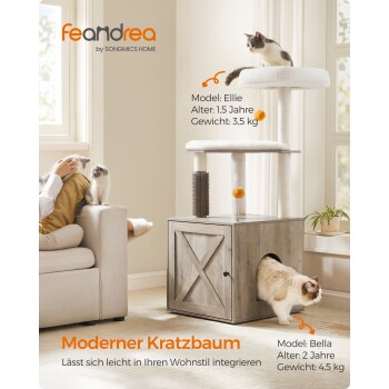Kratzbaum mit Croomer grau