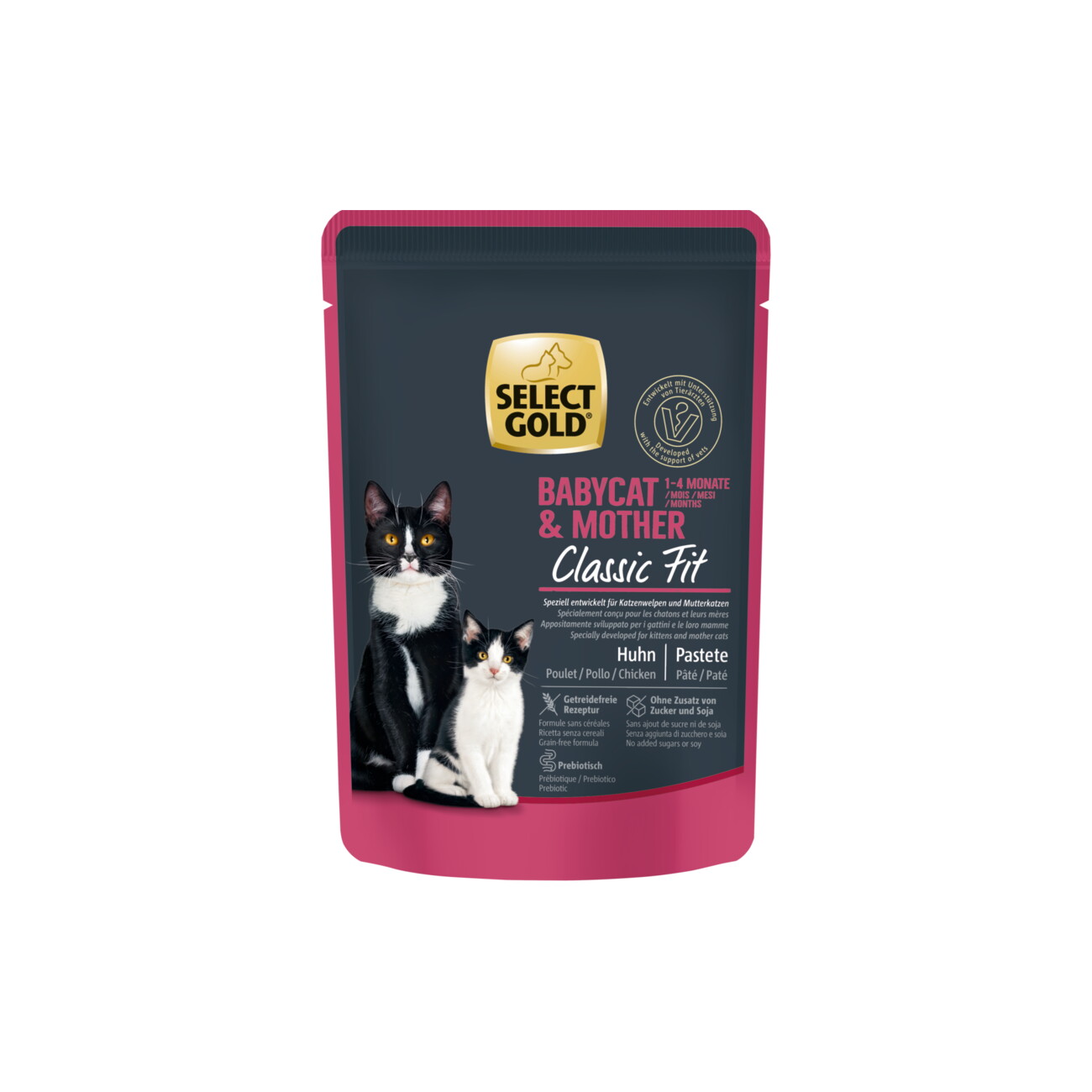 SELECT GOLD Babycat & Mother Pastete Huhn 48x85 g