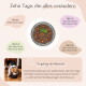 Eine Schüssel mit Haustierfutter neben einer "Wild"-Dose von FAVLY, die Amaranth, Linsen, Gemüse, rohes Fleisch und eine Bewertung von 4,8/5 Pfotenabdrücken zeigt.