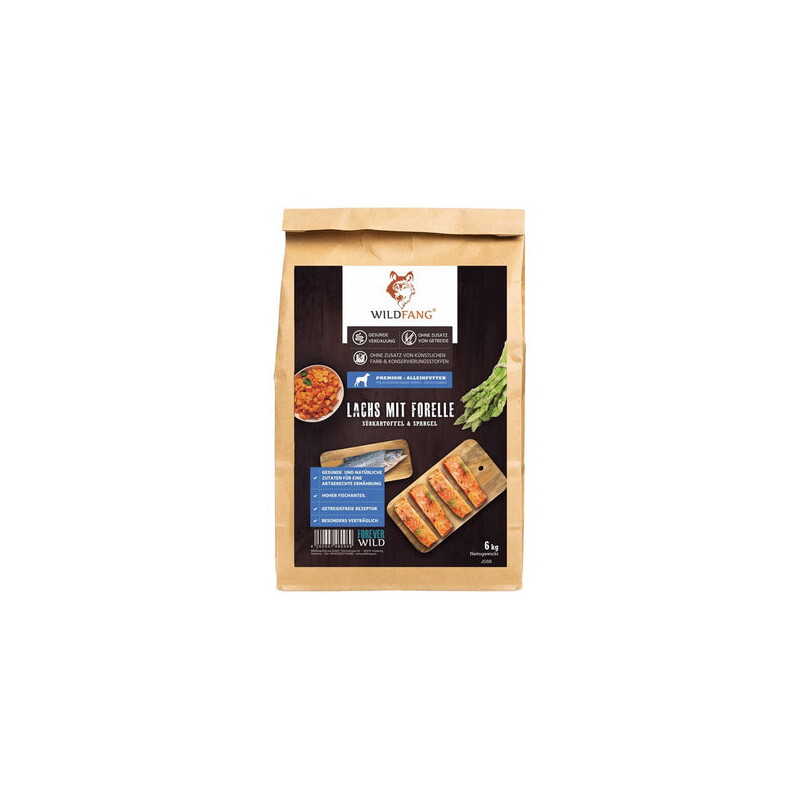 Wildfang ® Maxi Adult Trockenfutter mit Lachs und Forelle 2 kg