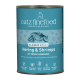 Catz Finefood Classic Adult Katzenfutterdose, Hering & Garnelen mit Kürbis & Himbeeren, getreidefrei, ohne Zuckerzusatz.