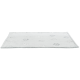 Weiche graue Haustiermatte mit einem Muster aus Pfotenabdrücken, ideal für den Komfort von Haustieren.