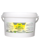 Weißer Behälter von cdVet EquiGreen Magenschutz, gekennzeichnet für den Magen-Schutz, 1500 g, mit grünem und gelbem Design und Zutatenangaben.