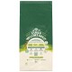 Green bag of James Wellbeloved pet food, 15 kg, featuring text about natural ingredients, health benefits, and eco-friendly commitment.