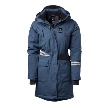 DogCoach Parka Jacke 8.0 Winter I Industrial Blue Ekko S - INT