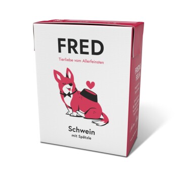 Fred & Felia FRED 10x390g Schwein mit Spätzle