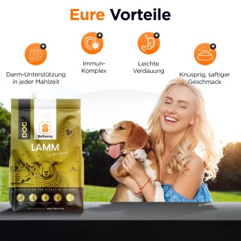 German Shephy Hundefutter Sensitve Lamm 500 g