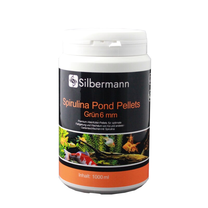 Silbermann Spirulina Pond Pellets 6 mm 1 l