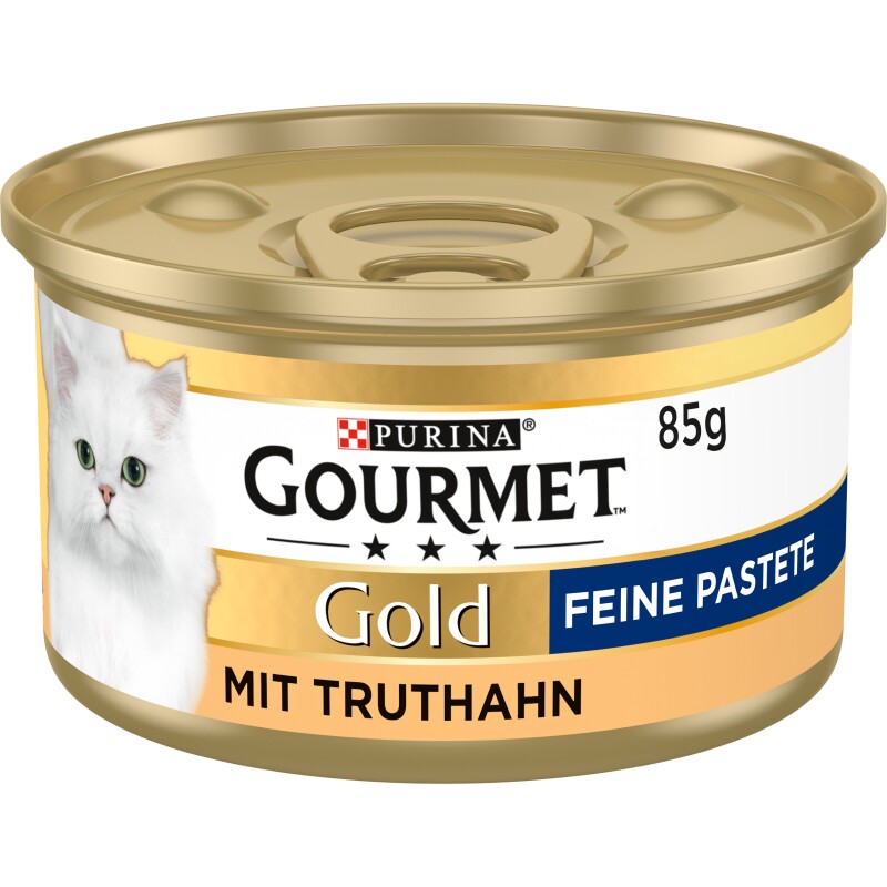 GOURMET Gold Fijne Paté 12 x 85 g Kalkoen