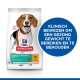Hill's Science Plan 'Perfect Weight' hondenvoerzak voor middelgrote honden, kip smaak, met klinisch bewezen gewichtsbeheer.