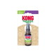 Butelka KONG Naturals Catnip Spray w opakowaniu blister, etykieta z napisem 'KONG Naturals' i 'Catnip Spray' na beżowej karcie w kwiatowy wzór.