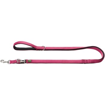 Verstellbare Führleine Neopren oliv 1,5 cm, 2 m