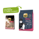 Zwei Beutel Select Gold Katzenfutter: einer pink für "Babycat & Mother", der andere schwarz. Text: "Neues DESIGN, gleiche QUALITÄT."