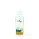 Flasche mit 'Ich liebe meine Katze' Ohrpflegestropfen für Katzen, mit einem weißen Design und einem gelben Katzenlogo sowie Text in deutscher Sprache.