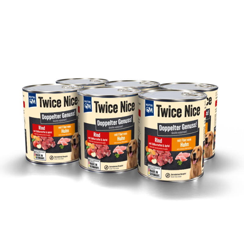 NutriQM Nassfutter Rind